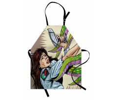 Alien Attack Astronaut Apron