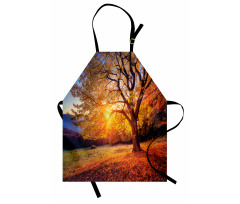 Autumn Fall Tree Leaves Apron