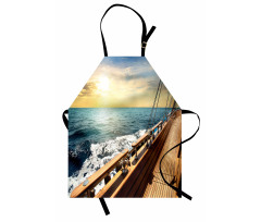 Sailboat Sunset Sea Apron