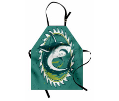 Shark Hunter Marine Art Apron