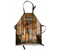 Grunge Old Door Apron