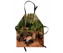 Tropical Forest Palms Apron