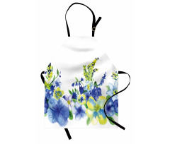 Watercolor Flower Apron