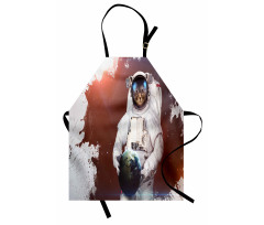 Astronaut Funny Design Apron