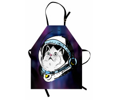 Kitten Astronaut Cosmic Apron