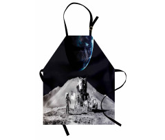 Moon Outer Space Apron