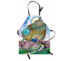 Animals of the World Story Apron