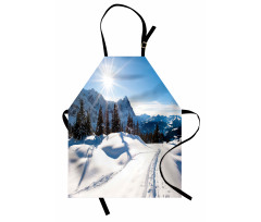 Mountain Pine Trees Apron