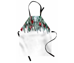 Stars Berries Xmas Apron