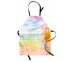 Summer Time Floral Roses Apron