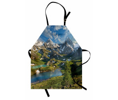 Snowy Mountain Lake Apron