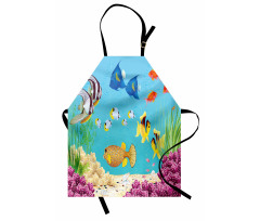 Cartoon Underwater Theme Apron