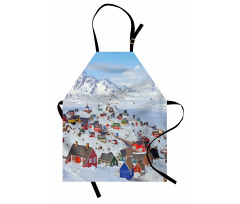 Frozen Winter Design Apron