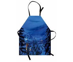 Winter Forest Trees Apron