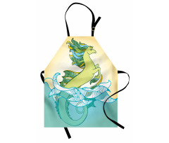 Pastel Tone Water Creature Apron