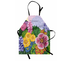 Nature Flowers Buds Apron