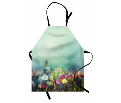 Dandelion Daisy Poppy Apron