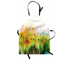 Violet Garden Flower Apron