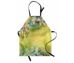 Spring Foliage Vintage Apron