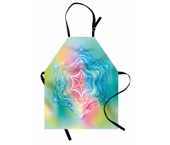 Flower Mandala Rainbow Apron