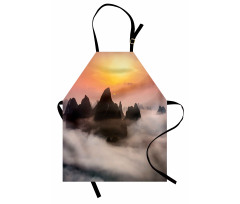 Mist Clouds Mountain Apron