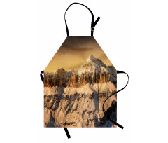 Overcast Sky Mountain Apron