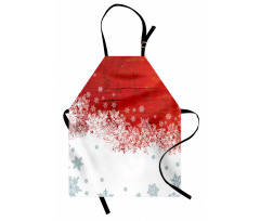 Snowflakes and Bicolour Apron