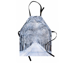 Snowy Woodland Nature Apron