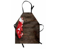 Stocking on Wooden Apron