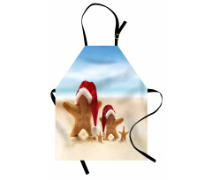 Santa Starfishes Apron