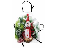 Funny Snowman Apron