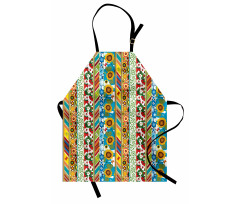 Patchwork Style Spring Apron