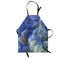 Trippy Blurry Shapes Apron