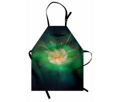 Digital Abstract Buds Apron