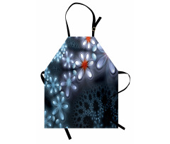 Vibrant Floral Pattern Apron