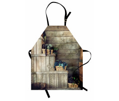 Wooden Ivy Florals Apron