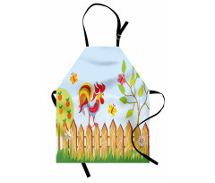 Tree Butterfly and Flower Apron