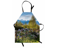 Snowy Alps Mountain Apron