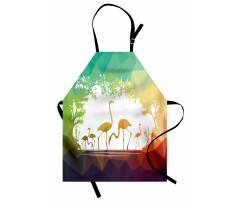 Flamingo Wild Animals Apron