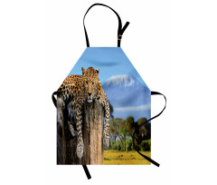 Leopard on a Tree Apron