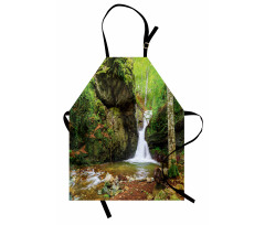 Spring Waterfall Nature Apron