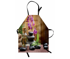 Warm Stones and Flowers Apron