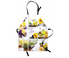 Happy Day with Flowers Apron