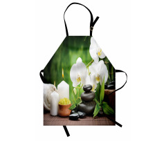 Stones and Orchids Apron