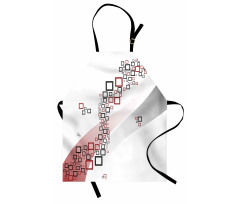 Square Wavy Shapes Apron