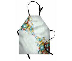 Modern Rainbow Waves Apron