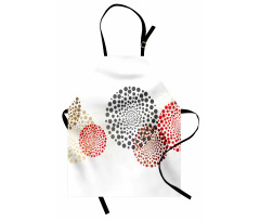 Circled Modern Dots Apron