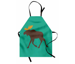 Deer Family and Antlers Apron