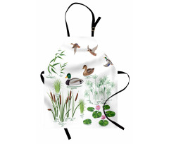 Lake Animals Plants Apron