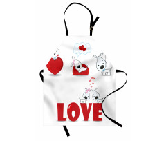 Puppy His Hers Apron